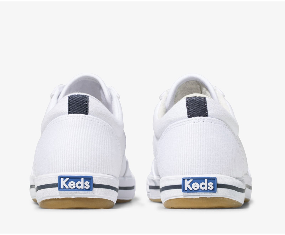 Tenis Keds Mujer Blancos - Courty - 6038-SLGNB